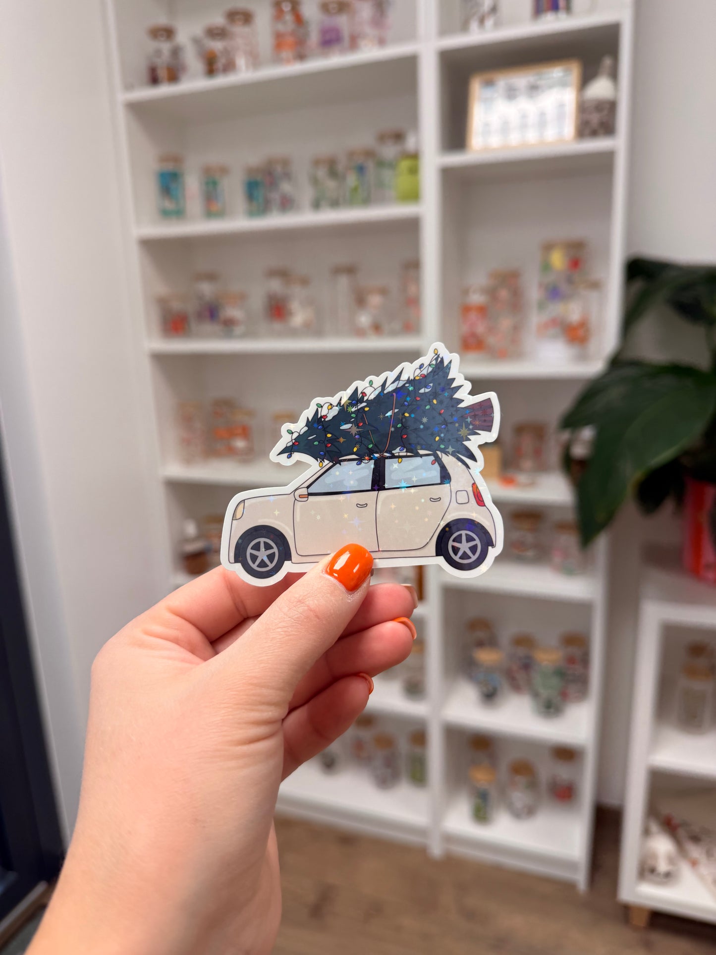 Sticker "Christmas Car"