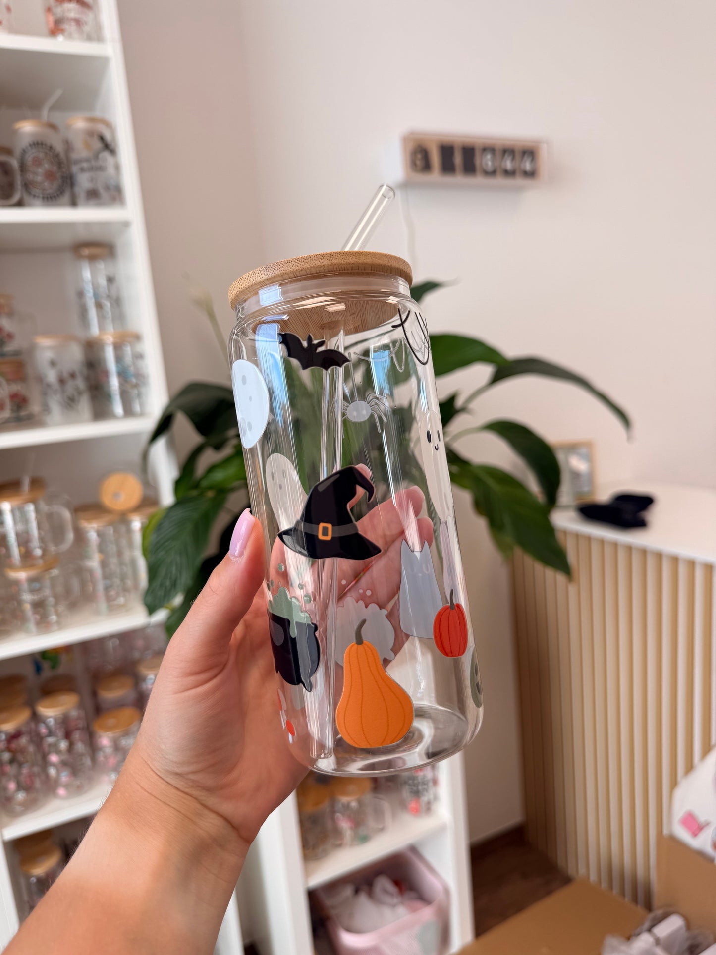 Glass Cup "Spooky“ 20oz