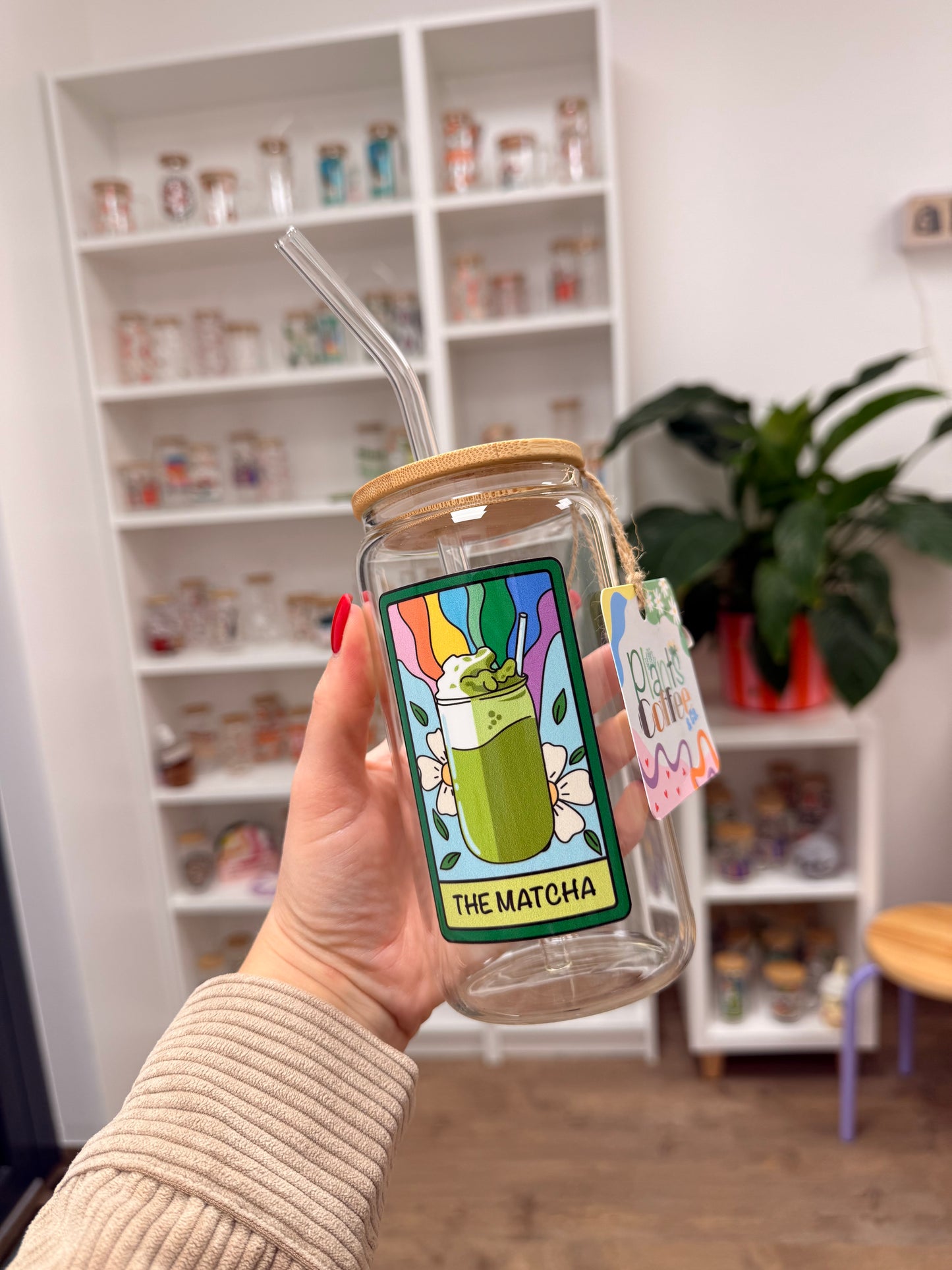 Glass Cup "The Matcha“ 16oz
