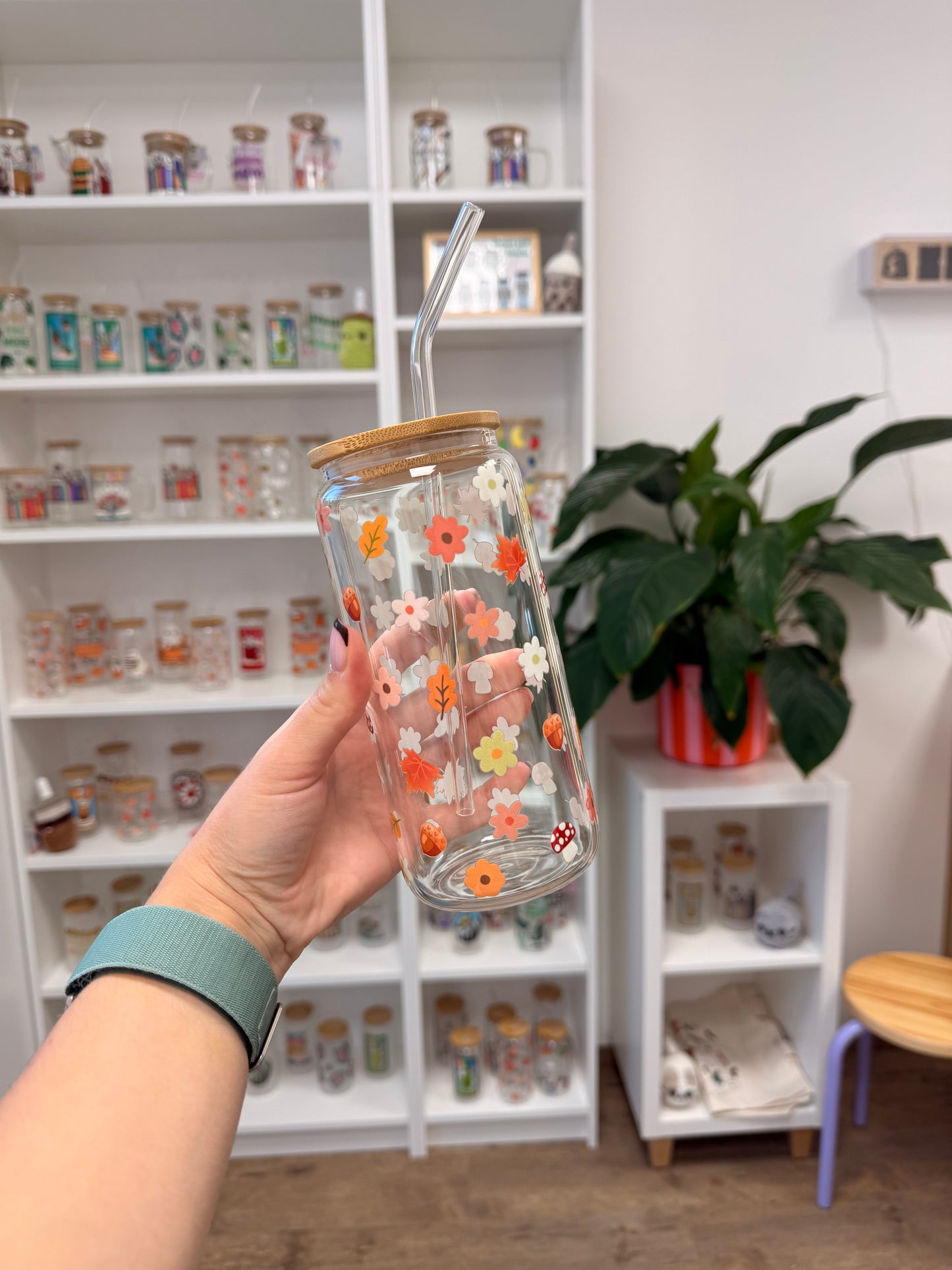 Glass Cup "Fall Vibes“ 20oz