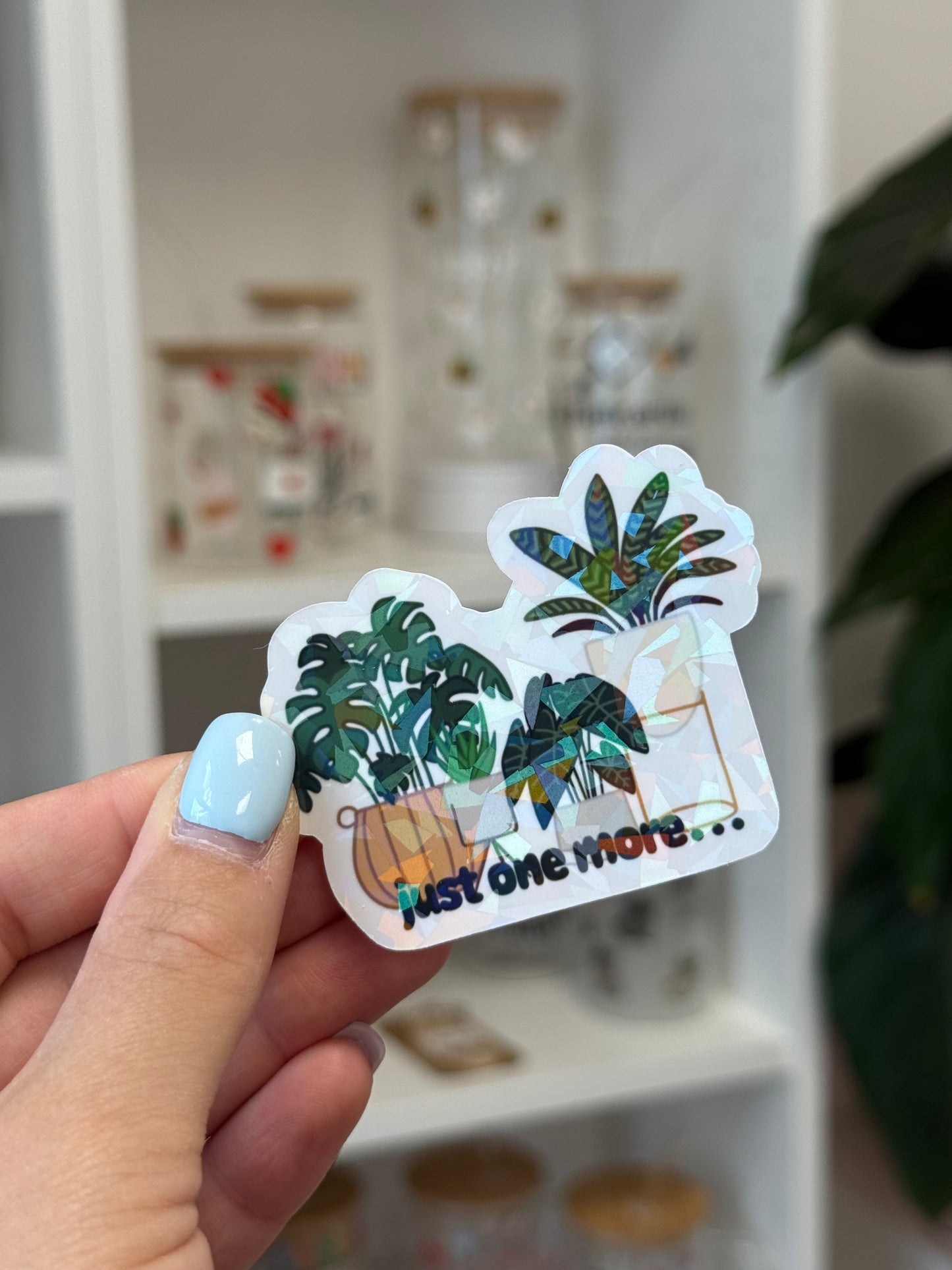 Sticker "Just one more plant"