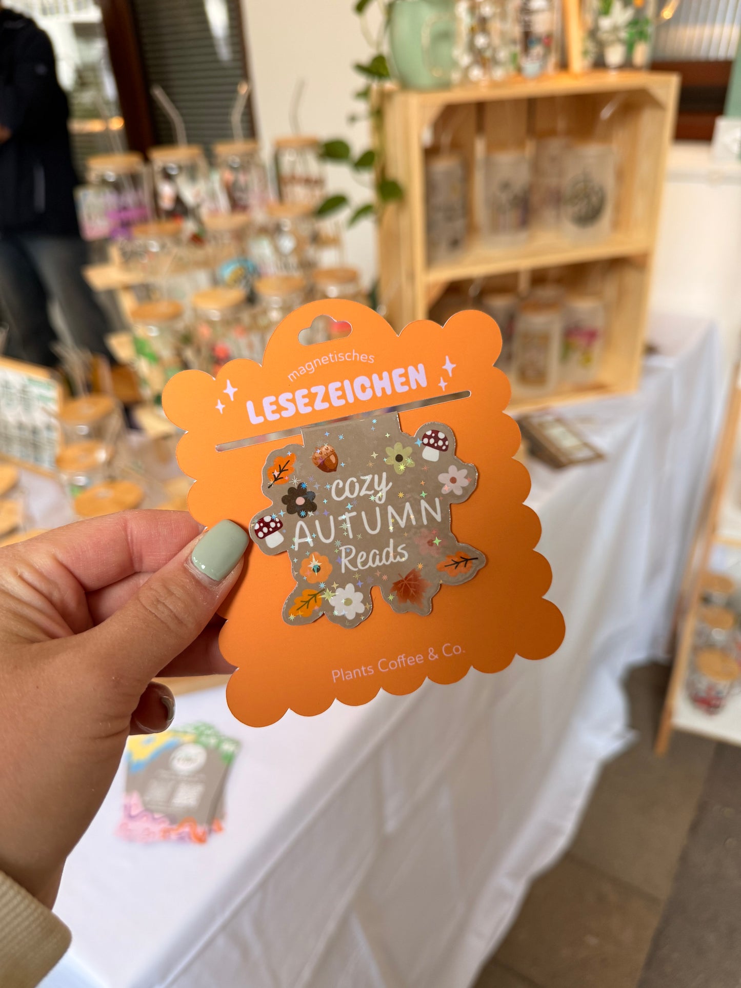 Magnetisches Lesezeichen "Cozy Autumn Reads"