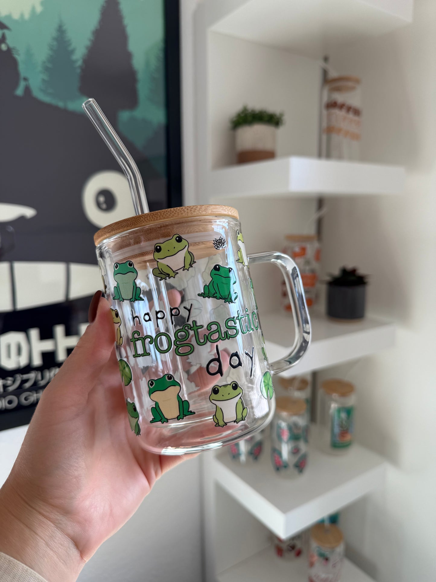 Glass Mug "Frog“ doppelwandig 15oz