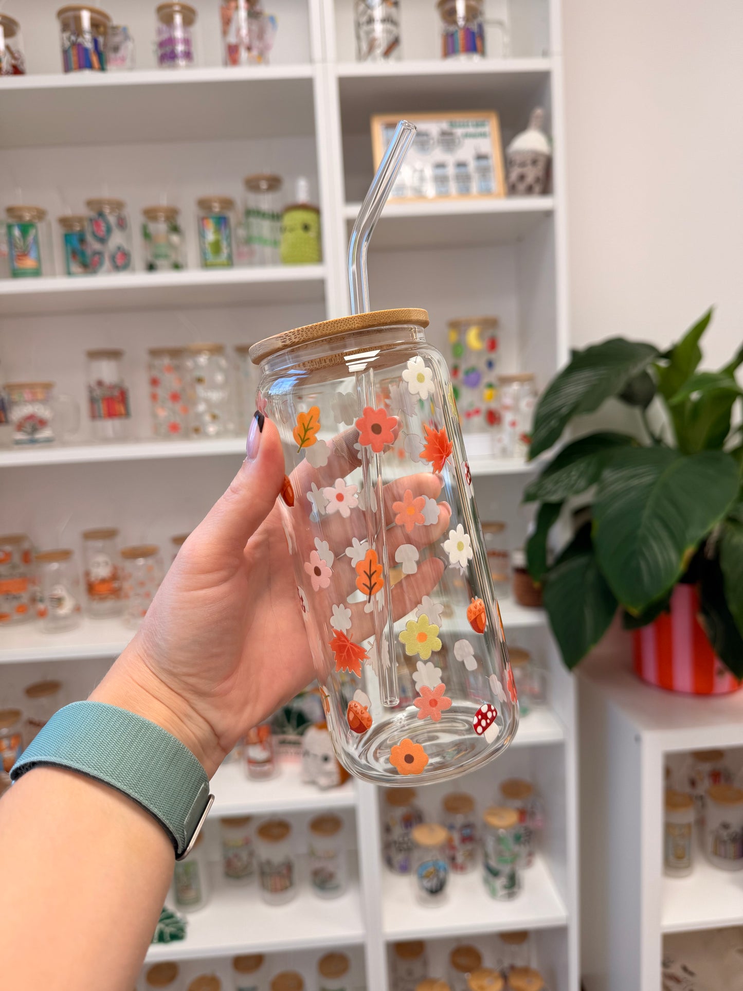 Glass Cup "Fall Vibes“ 20oz