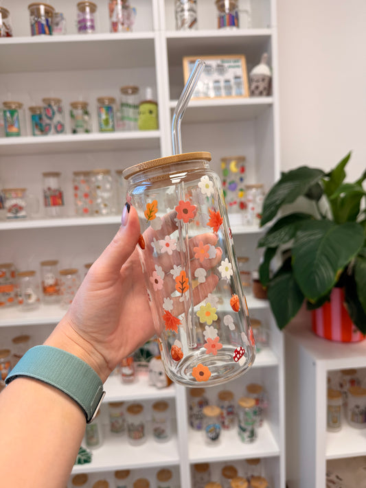 Glass Cup "Fall Vibes“ 20oz