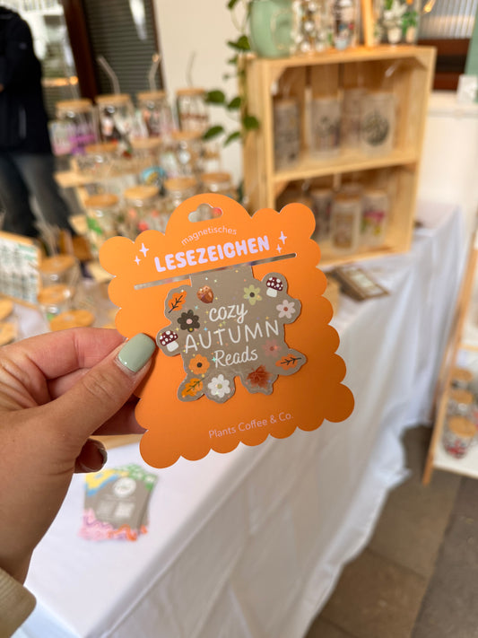 Magnetisches Lesezeichen "Cozy Autumn Reads"