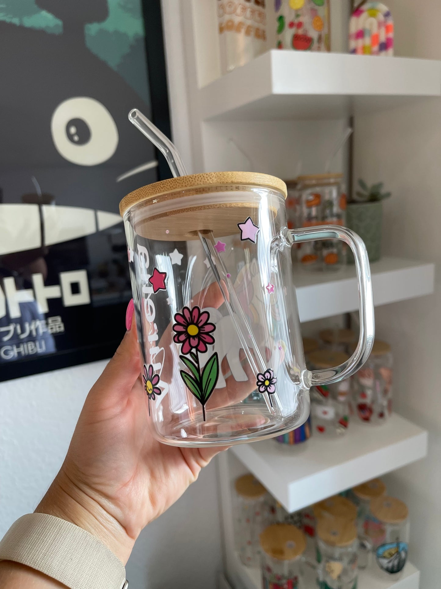 Glass Mug "Einhorn" 17oz