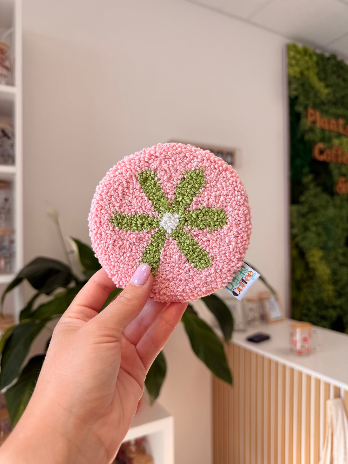 Mugrug "Flower" rosa