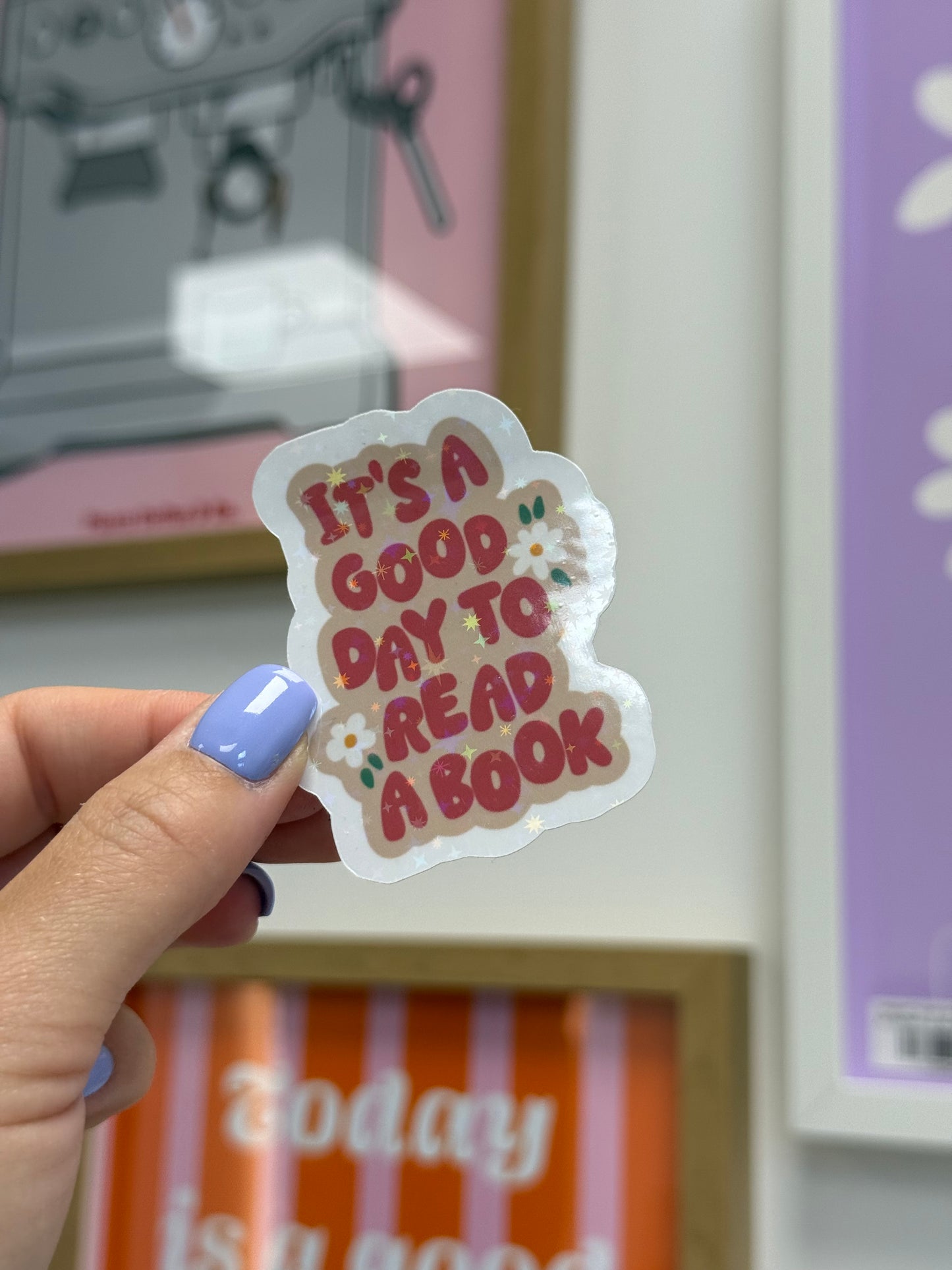 Sticker "Read a book"