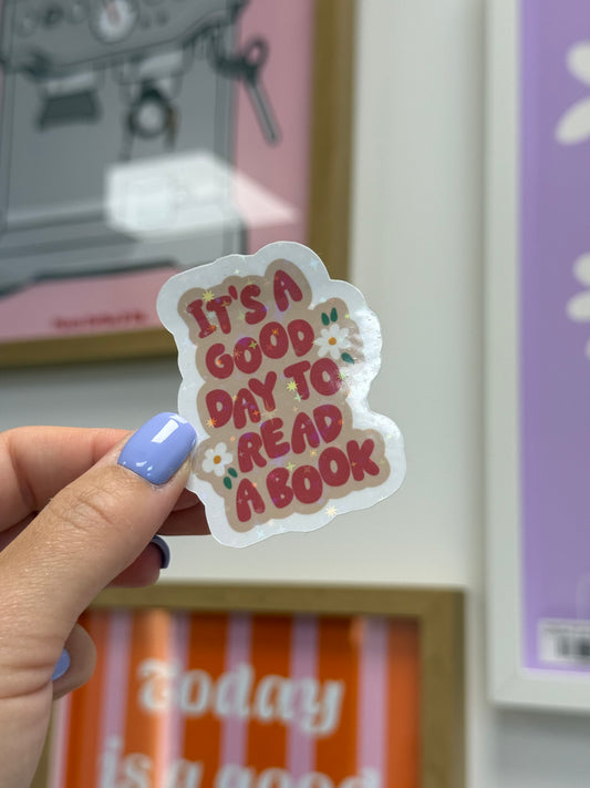 Sticker "Read a book"