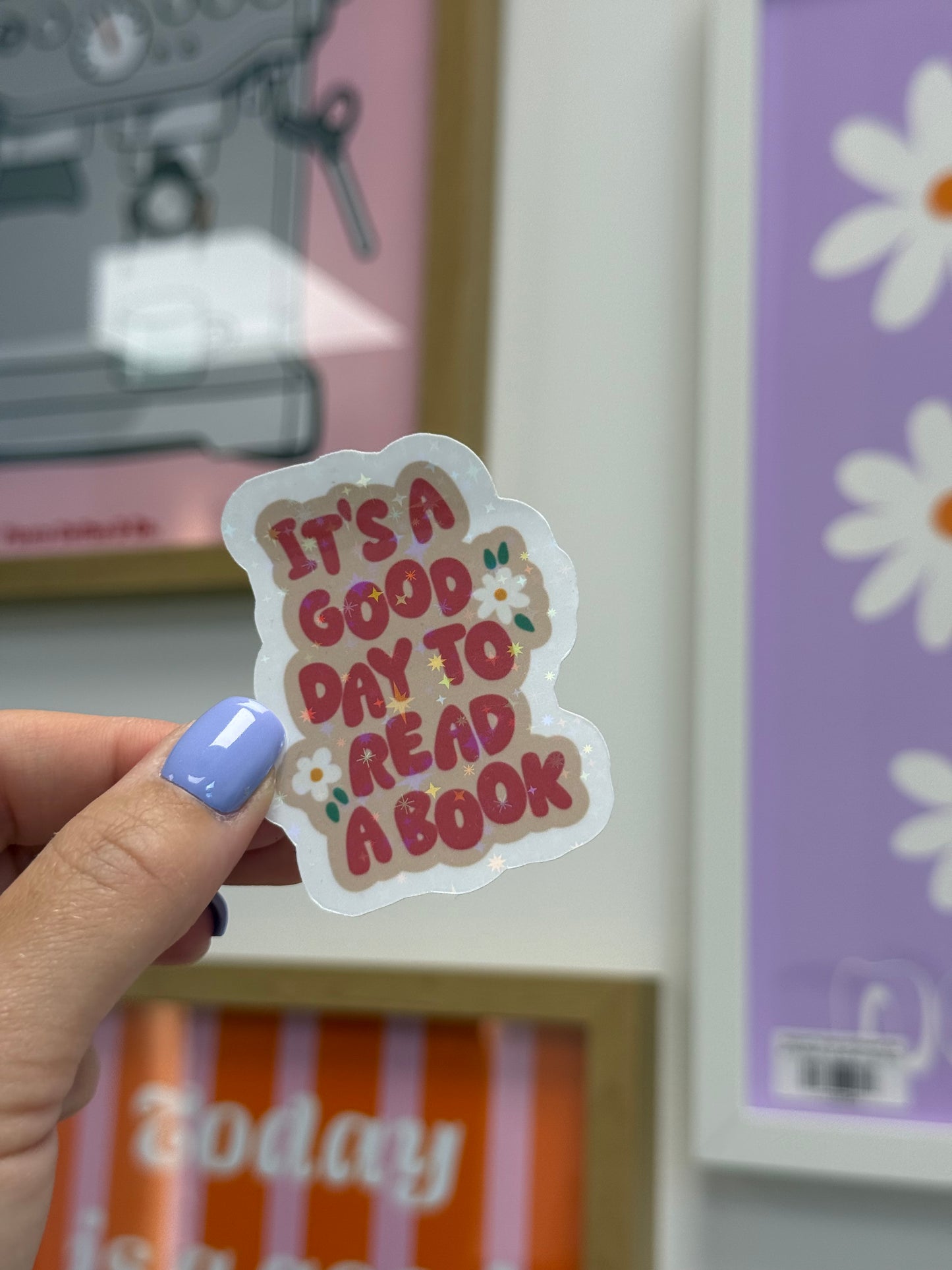 Sticker "Read a book"