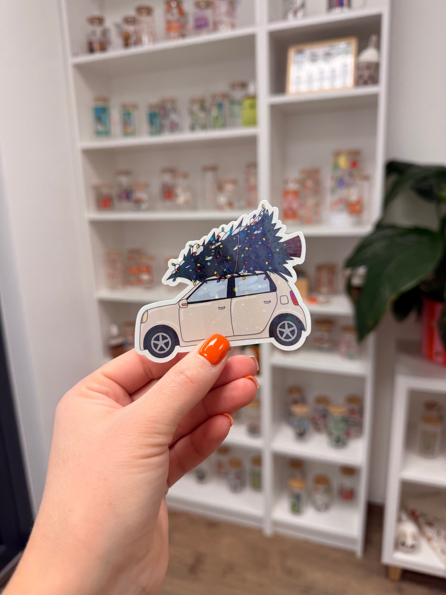 Sticker "Christmas Car"