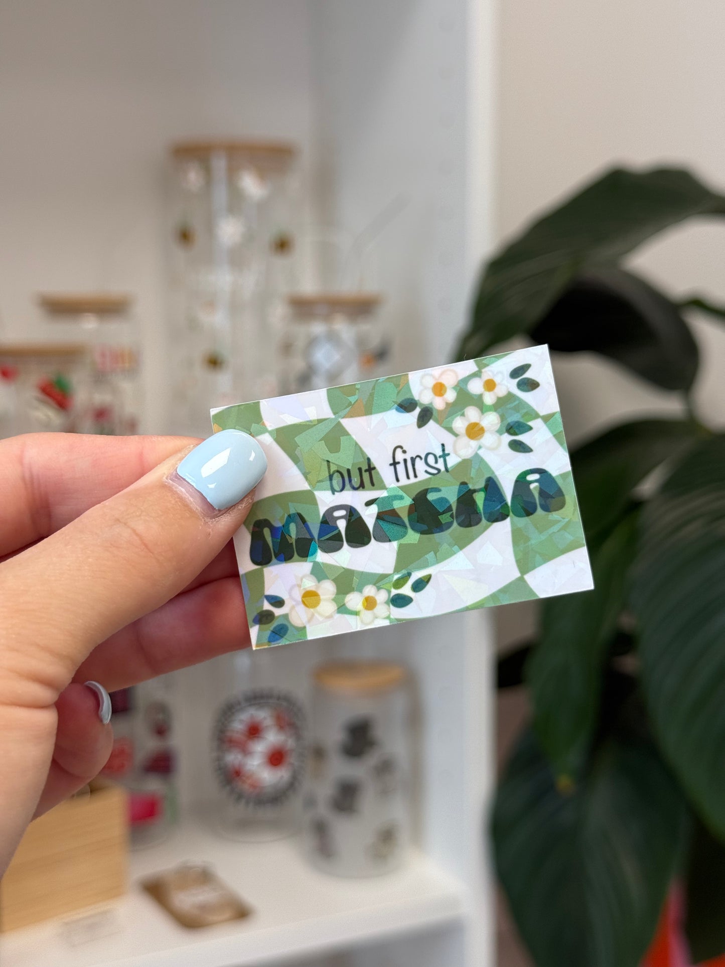 Sticker "but first MATCHA"