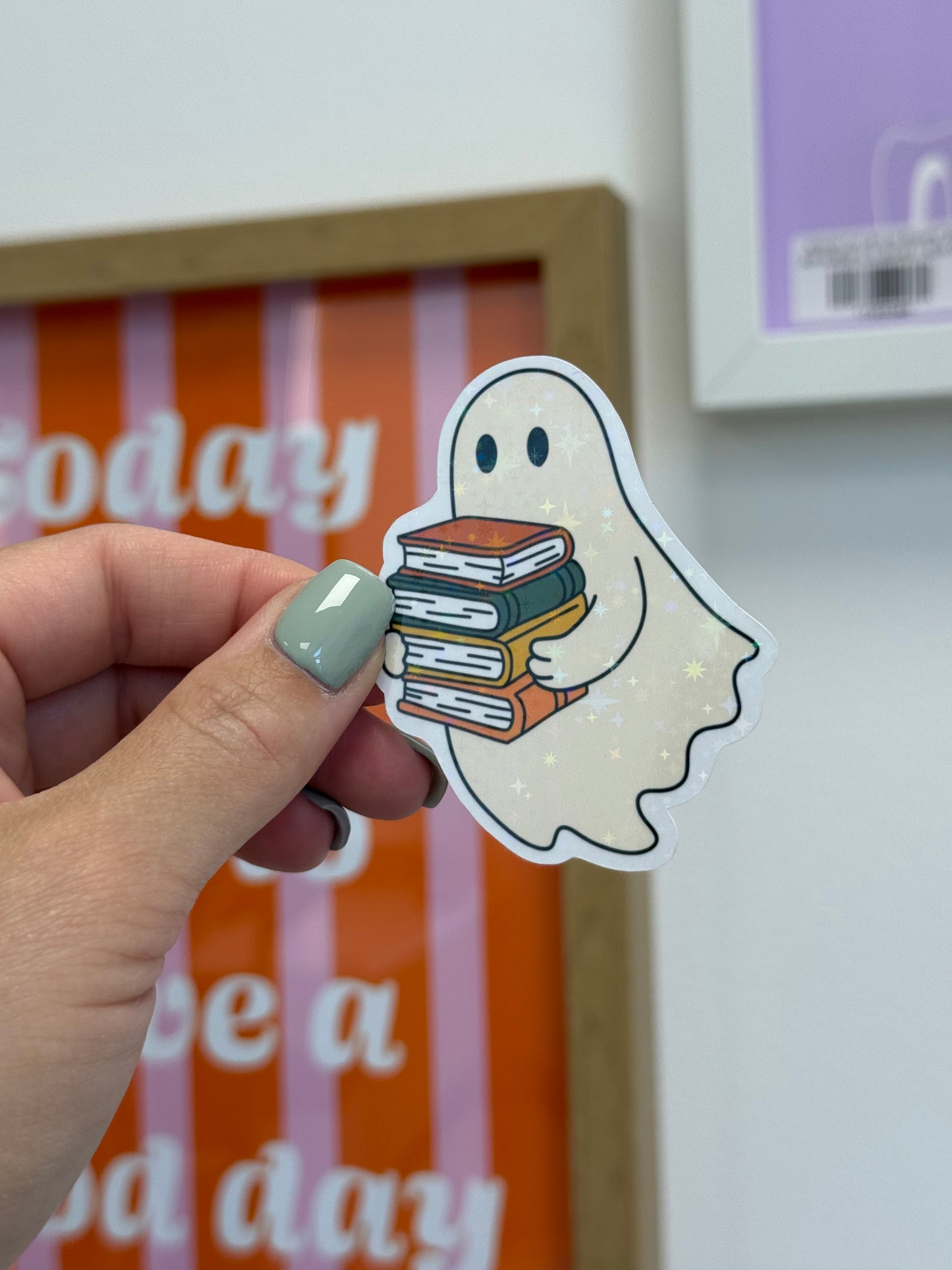 3er Sticker Set "Bookish Ghosts"