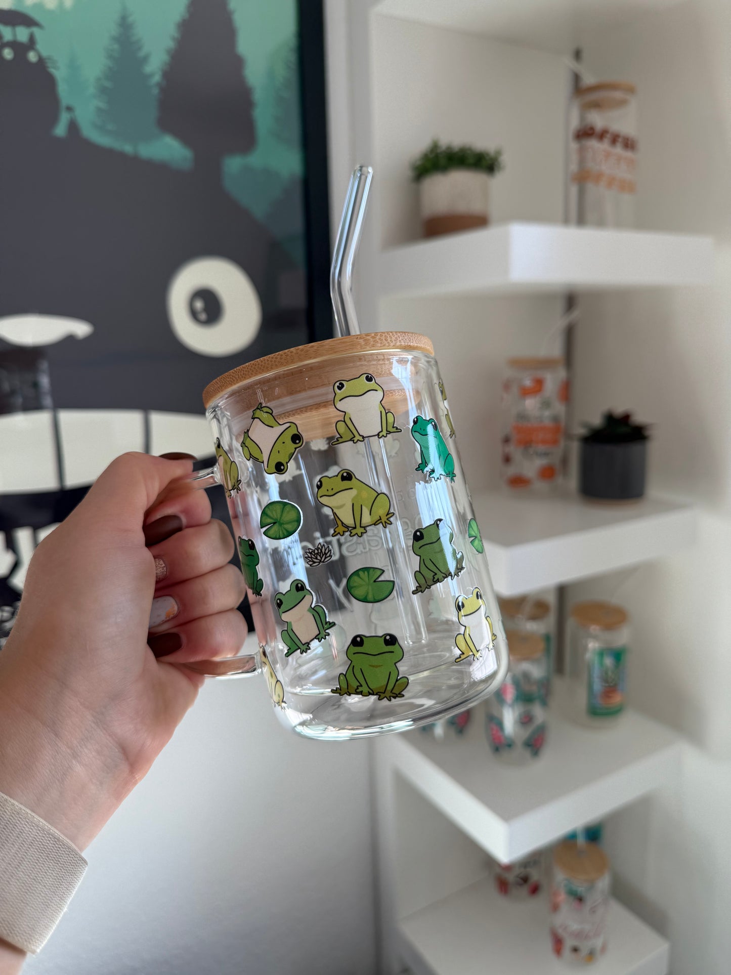 Glass Mug "Frog“ doppelwandig 15oz