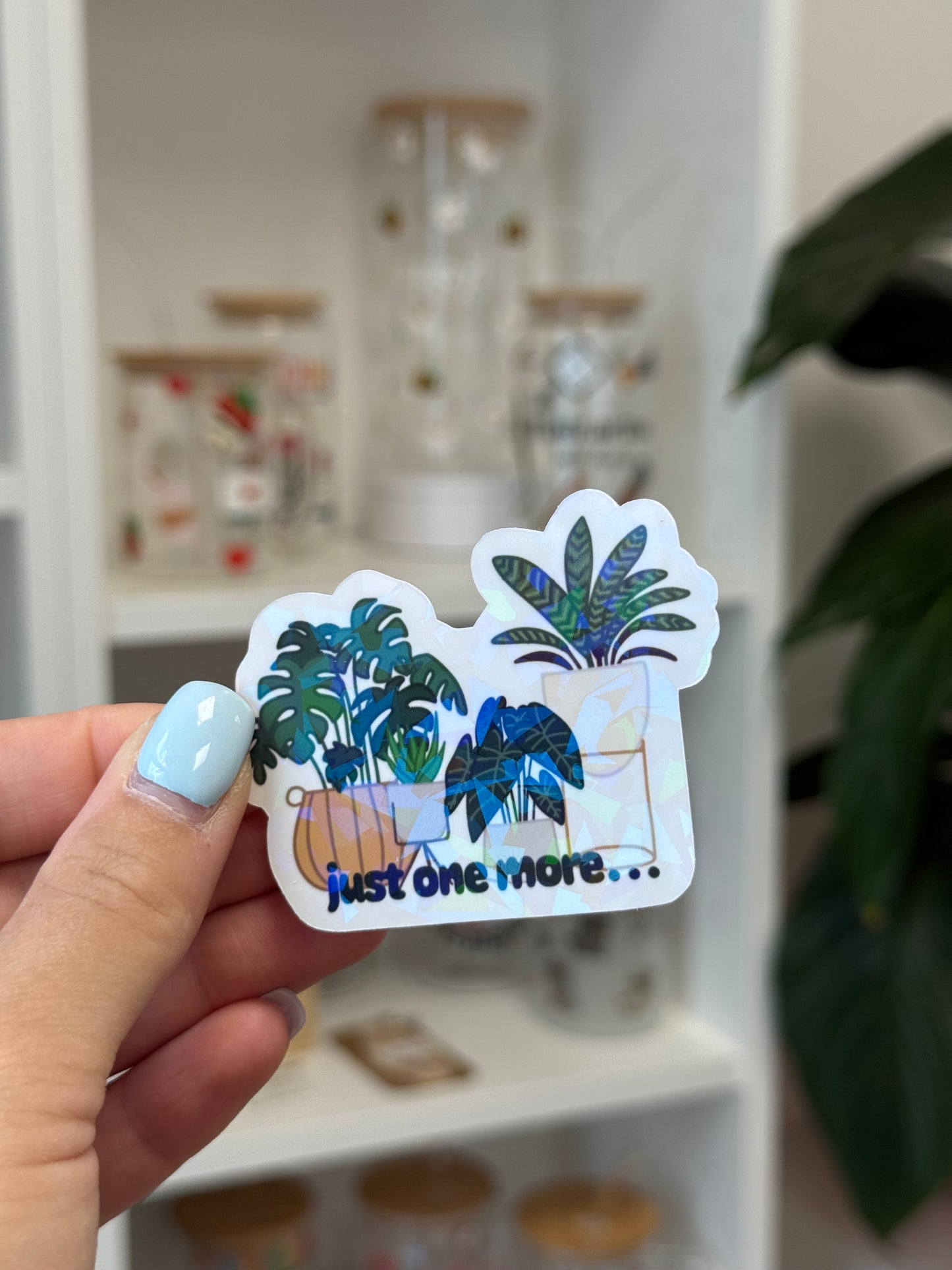 Sticker "Just one more plant"