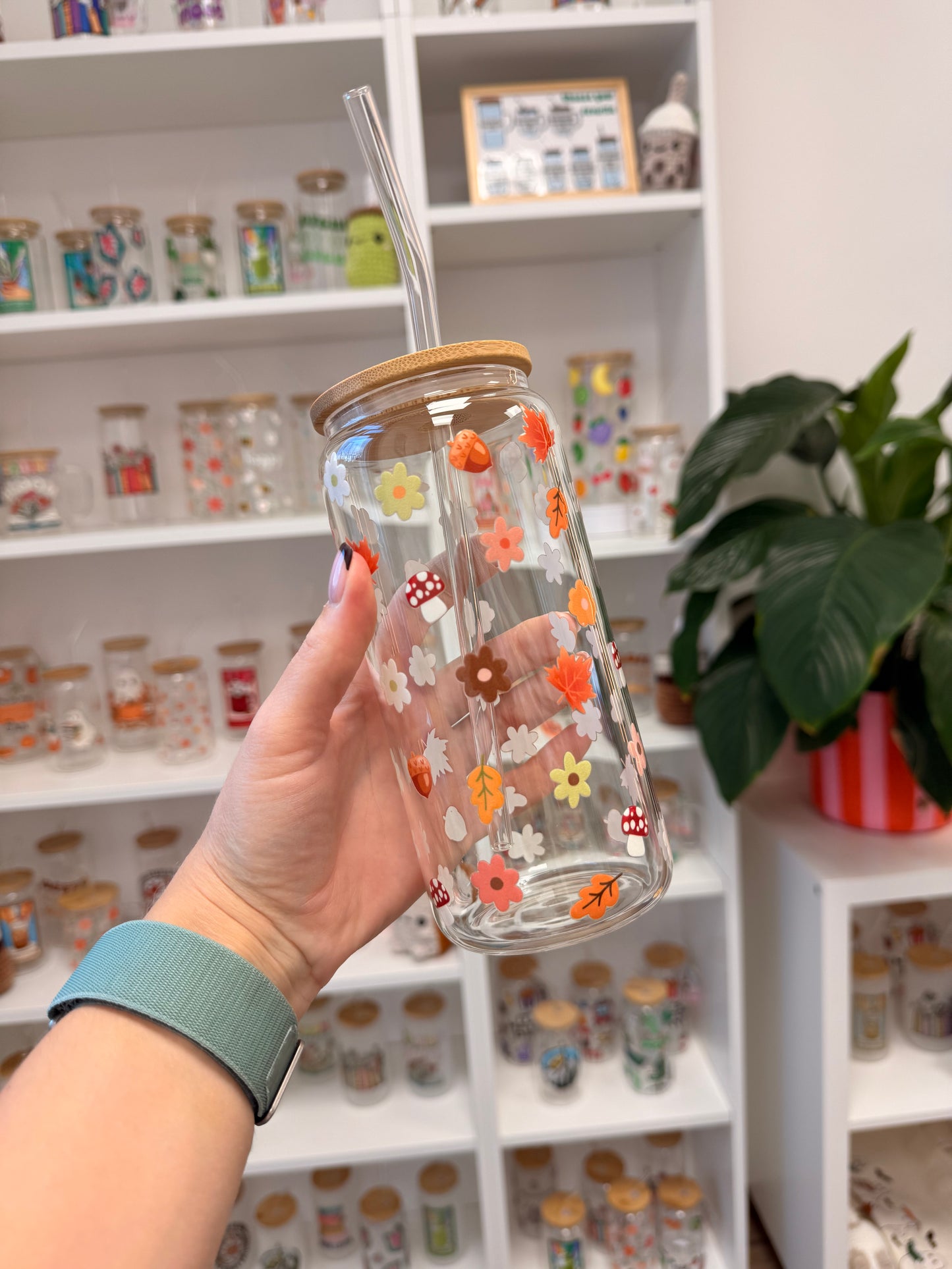 Glass Cup "Fall Vibes“ 20oz