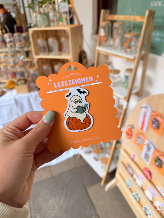 Magnetisches Lesezeichen "Bookish Ghost"