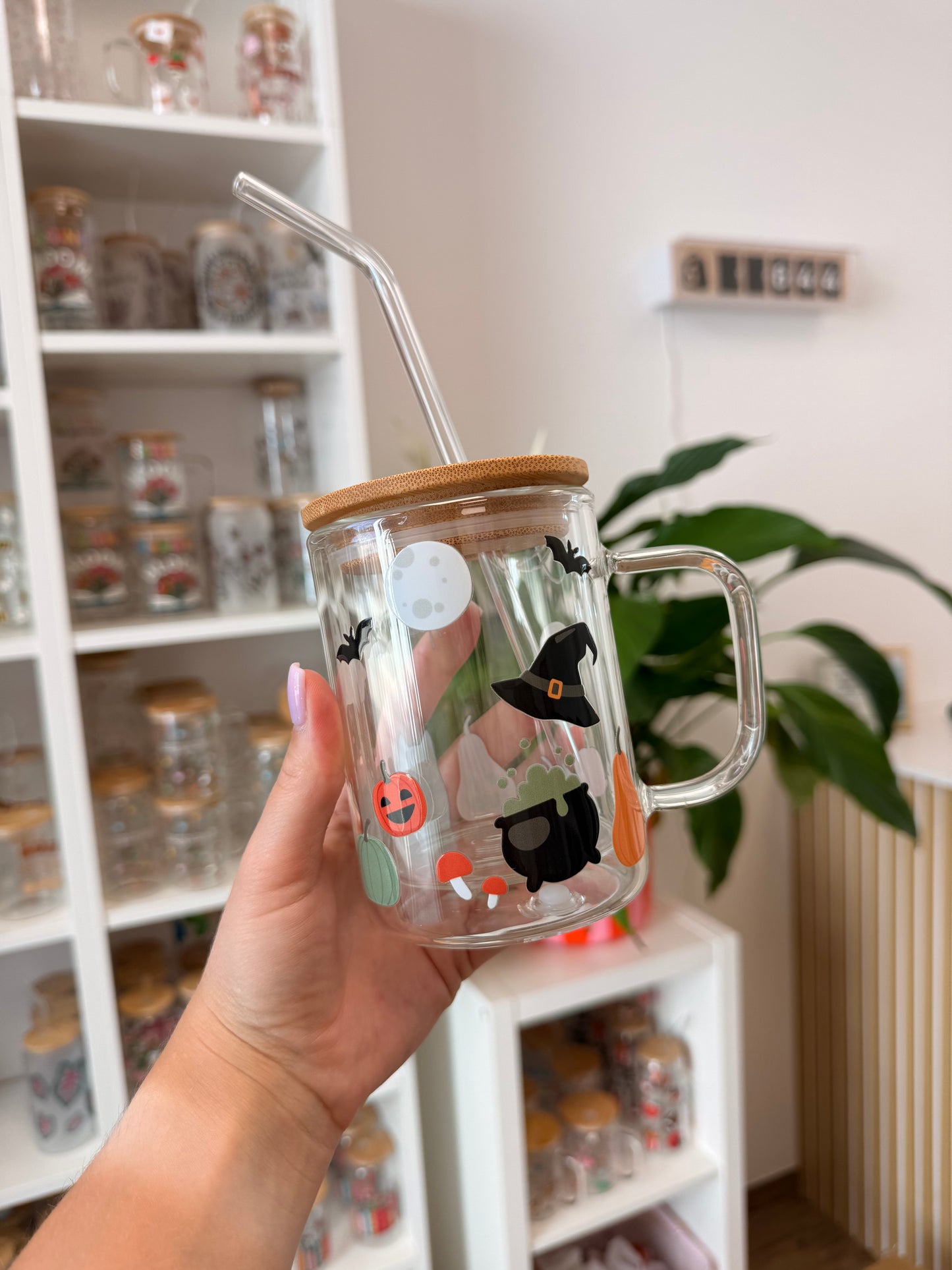 Glass Mug "Spooky“ doppelwandig 15oz