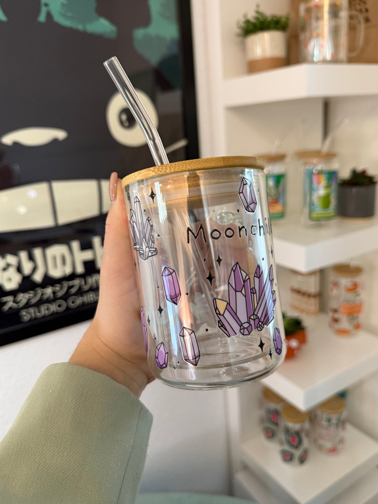 Glass Mug "Moonchild“ doppelwandig 15oz