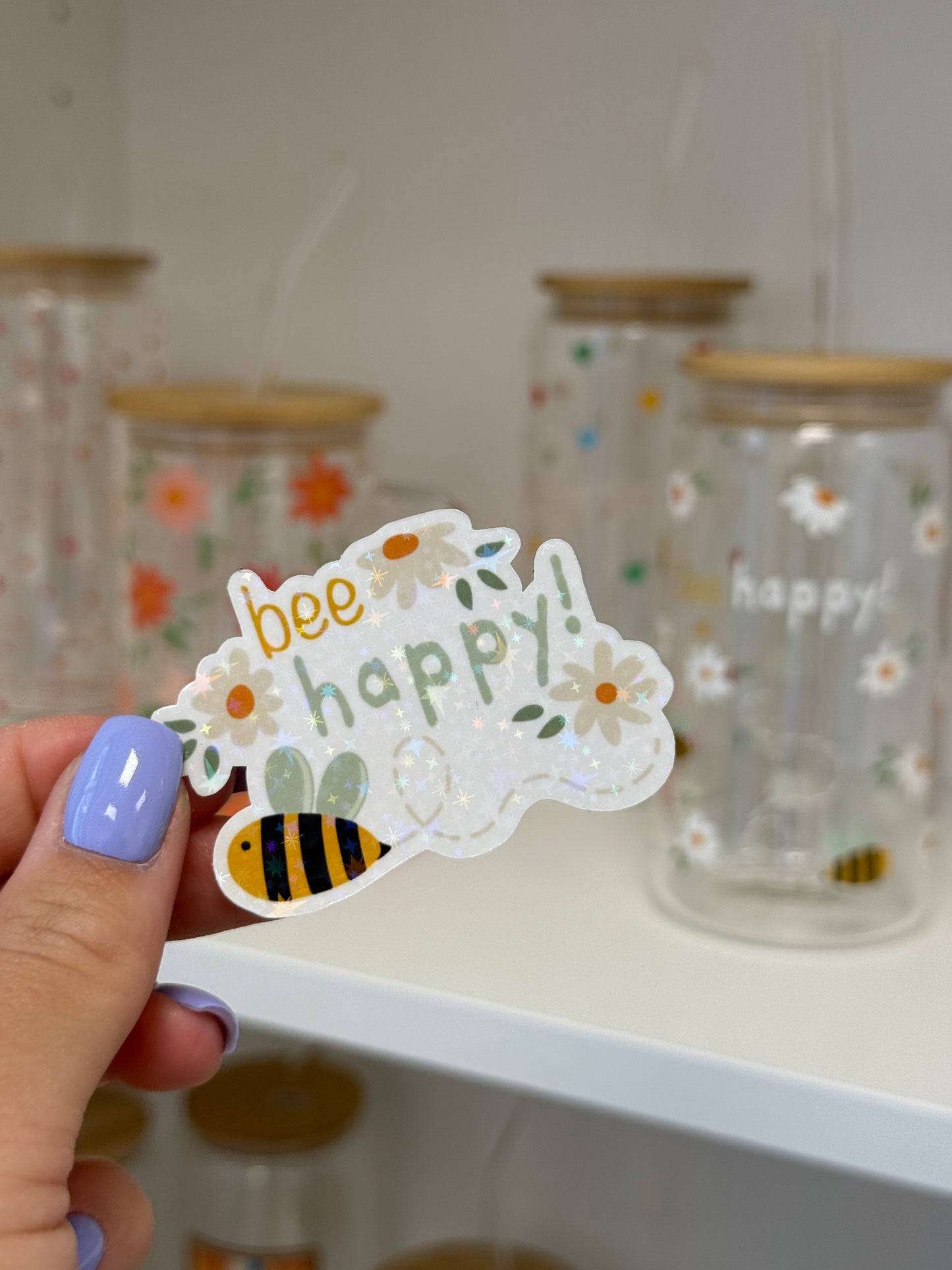 Sticker "Bee happy"