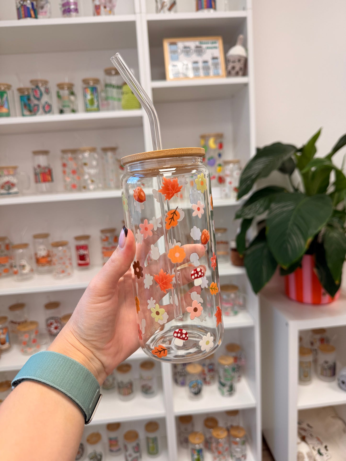 Glass Cup "Fall Vibes“ 20oz