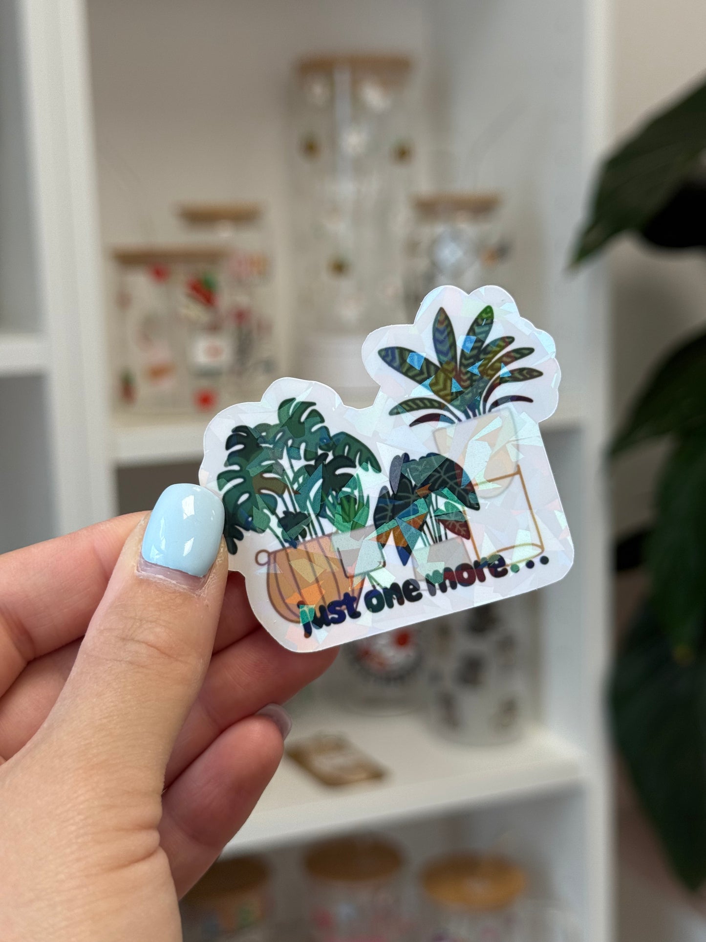 Sticker "Just one more plant"