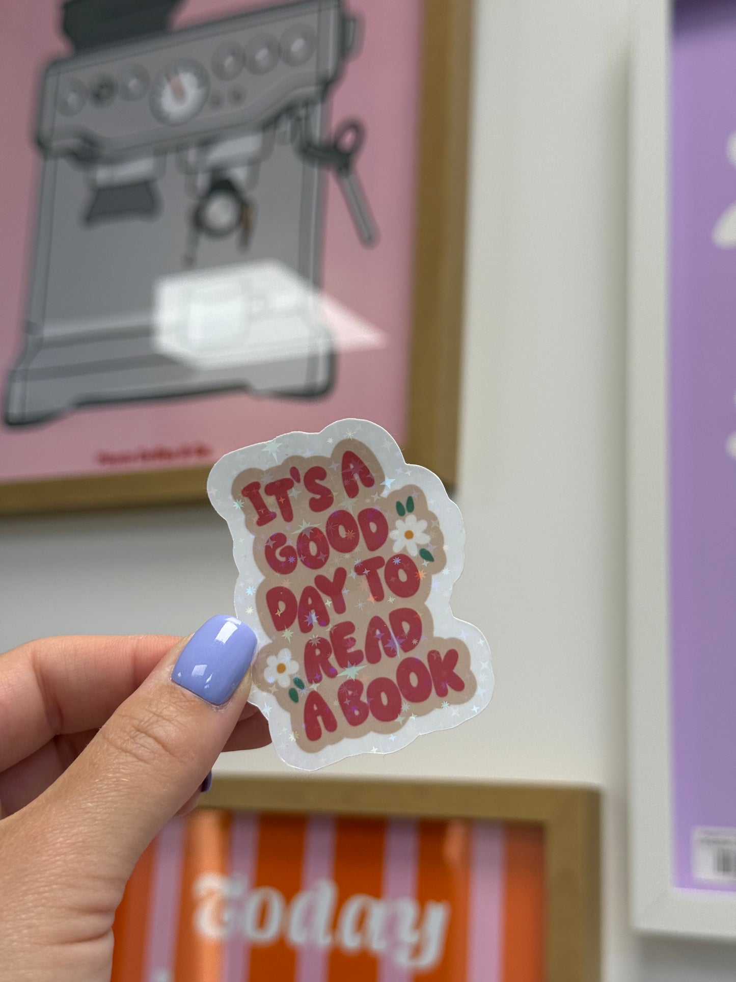 Sticker "Read a book"