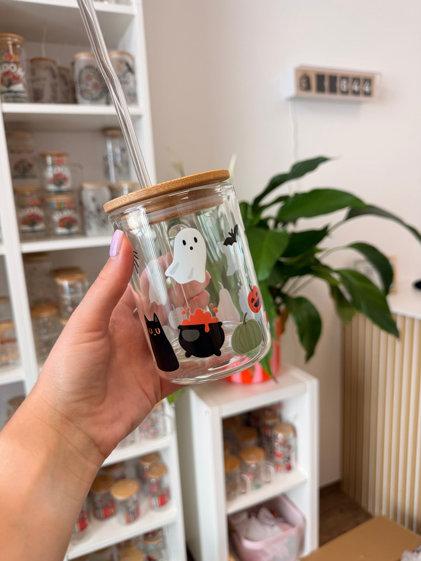 Glass Mug "Spooky“ doppelwandig 15oz