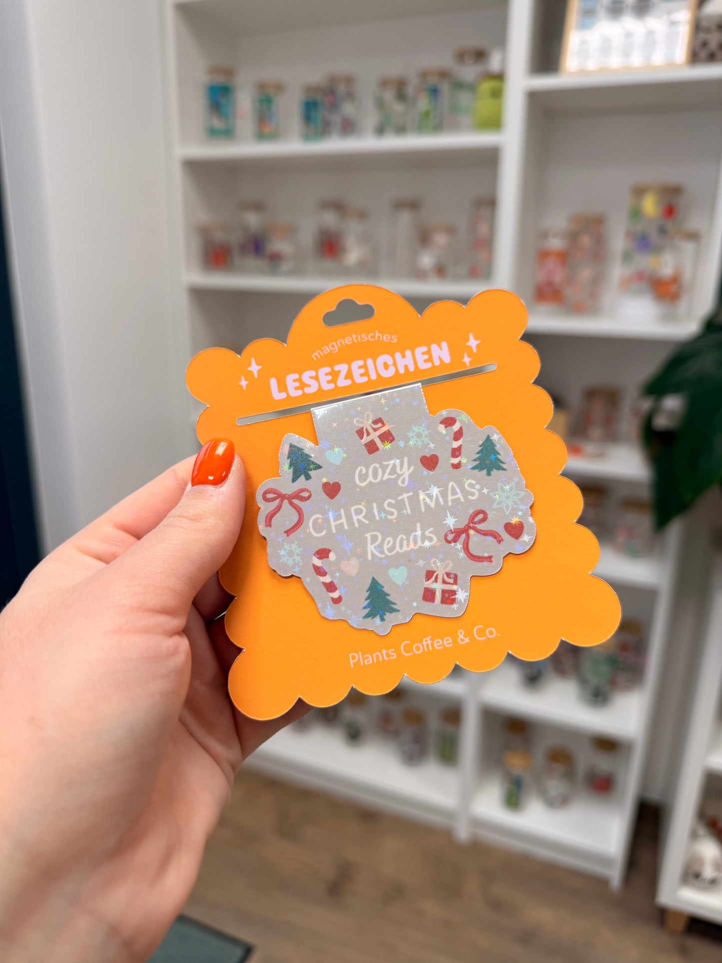 Magnetisches Lesezeichen "Cozy Christmas Reads"