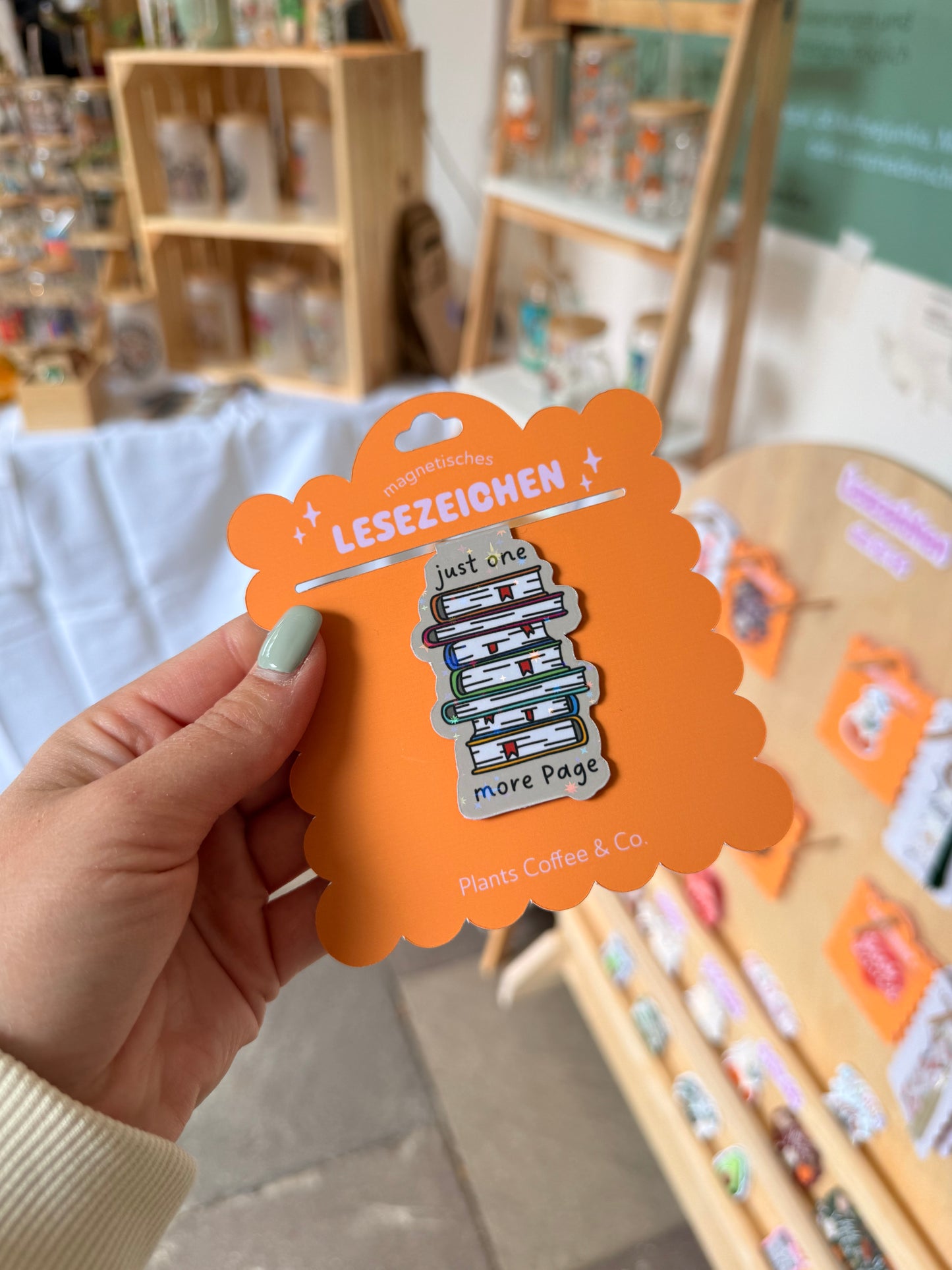 Magnetisches Lesezeichen "Just one more"