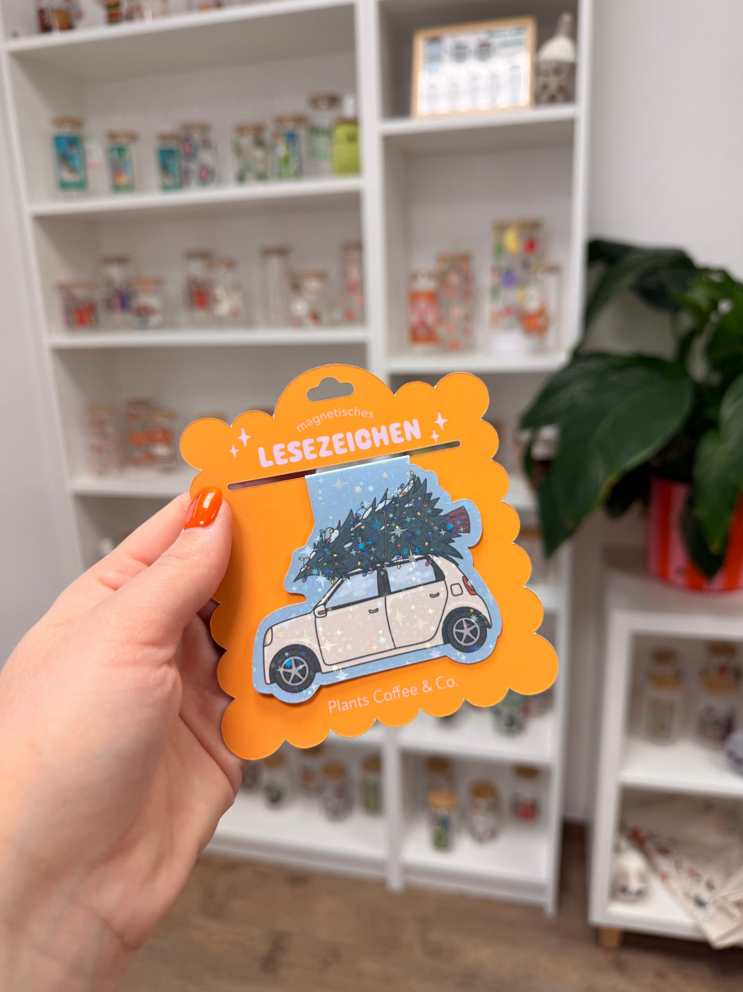 Magnetisches Lesezeichen "Christmas Car"
