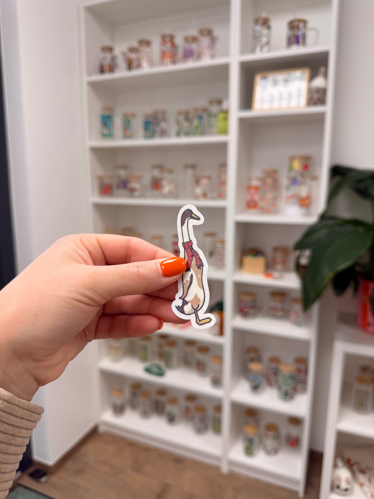 4er Set Sticker "Christmas Ducks"