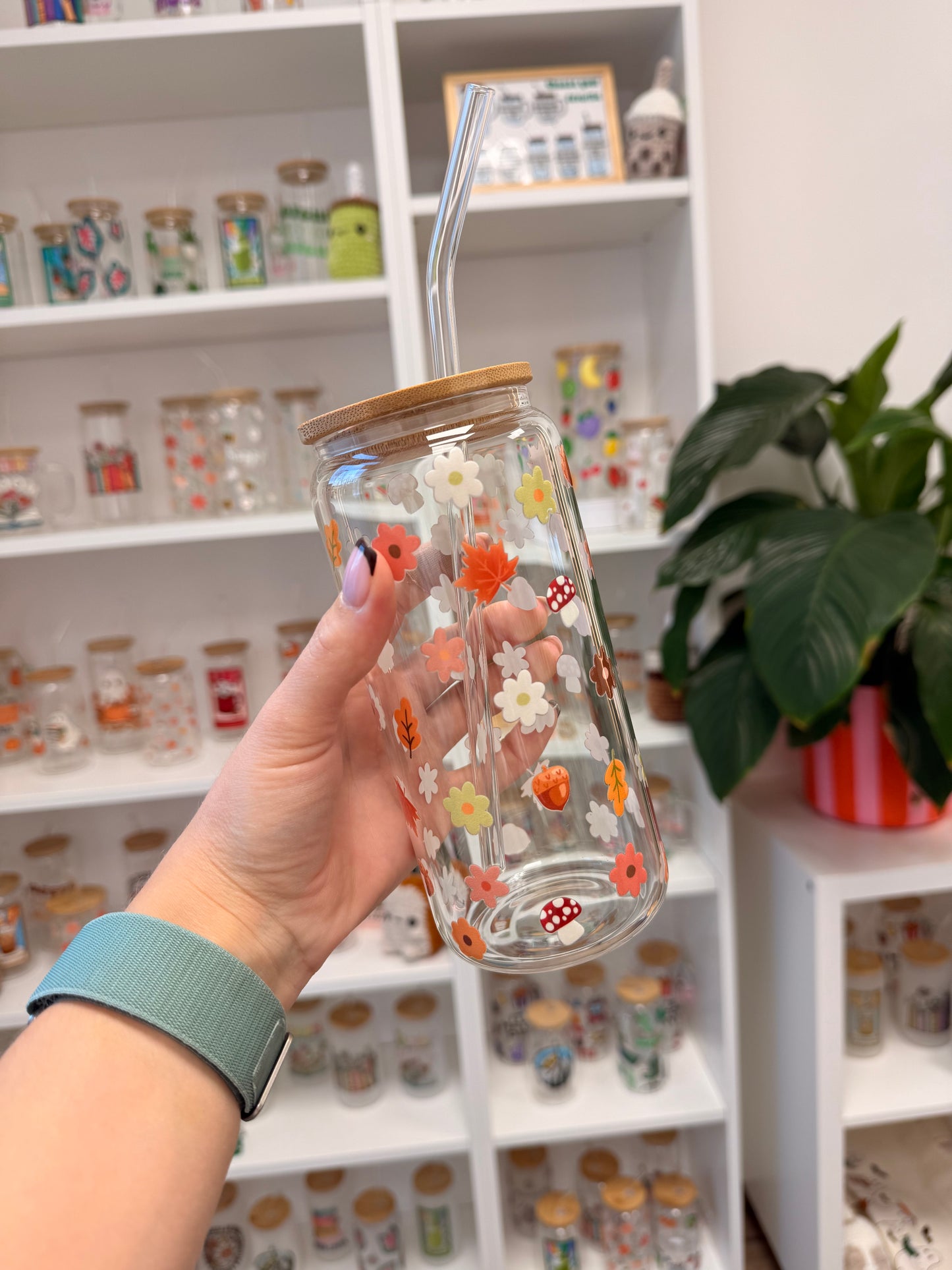 Glass Cup "Fall Vibes“ 20oz