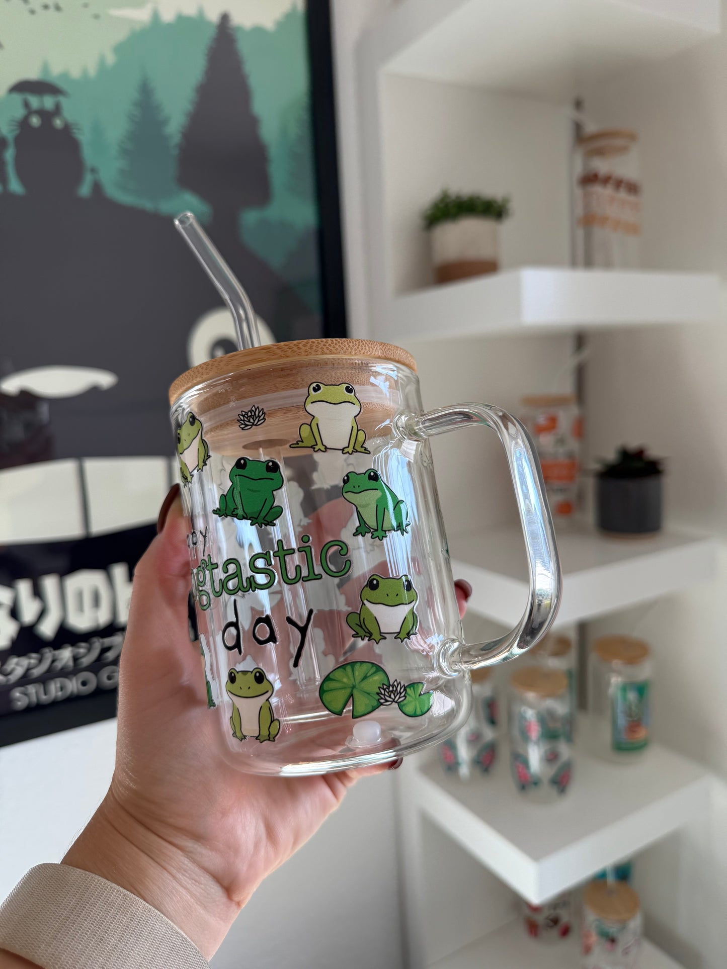 Glass Mug "Frog“ doppelwandig 15oz