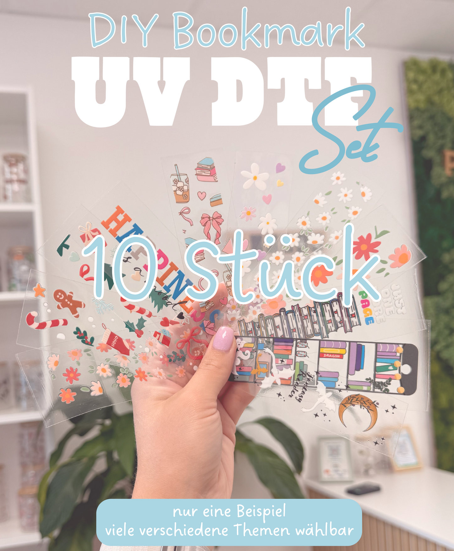 Bookmarks DIY - UV DTF - Set