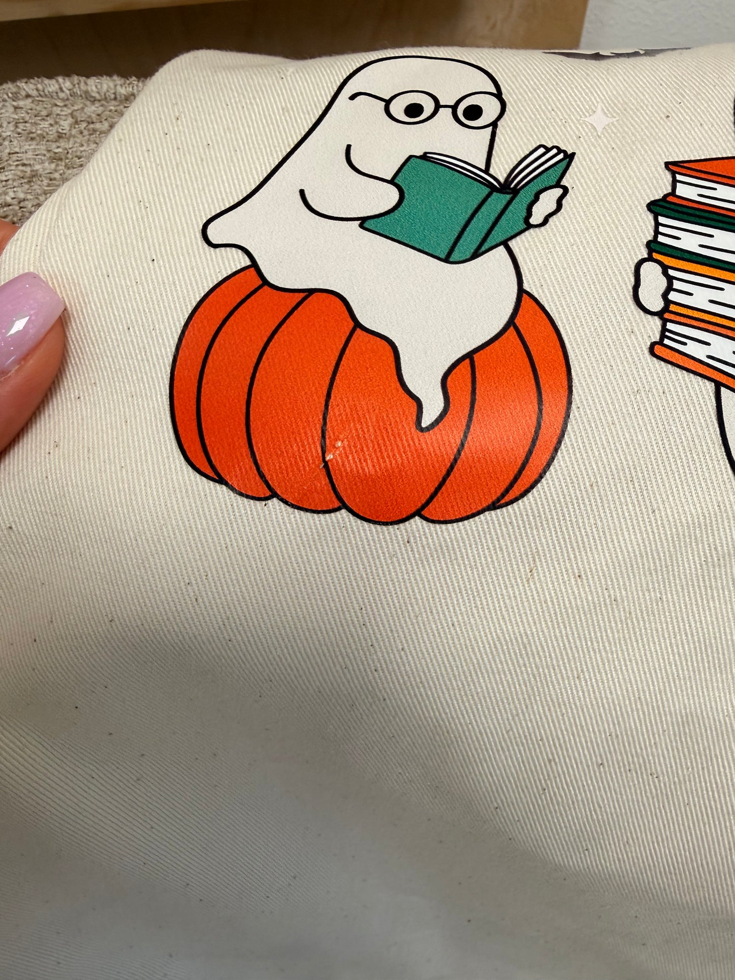 B-Ware* Tote Bag "Bookish Ghosts"