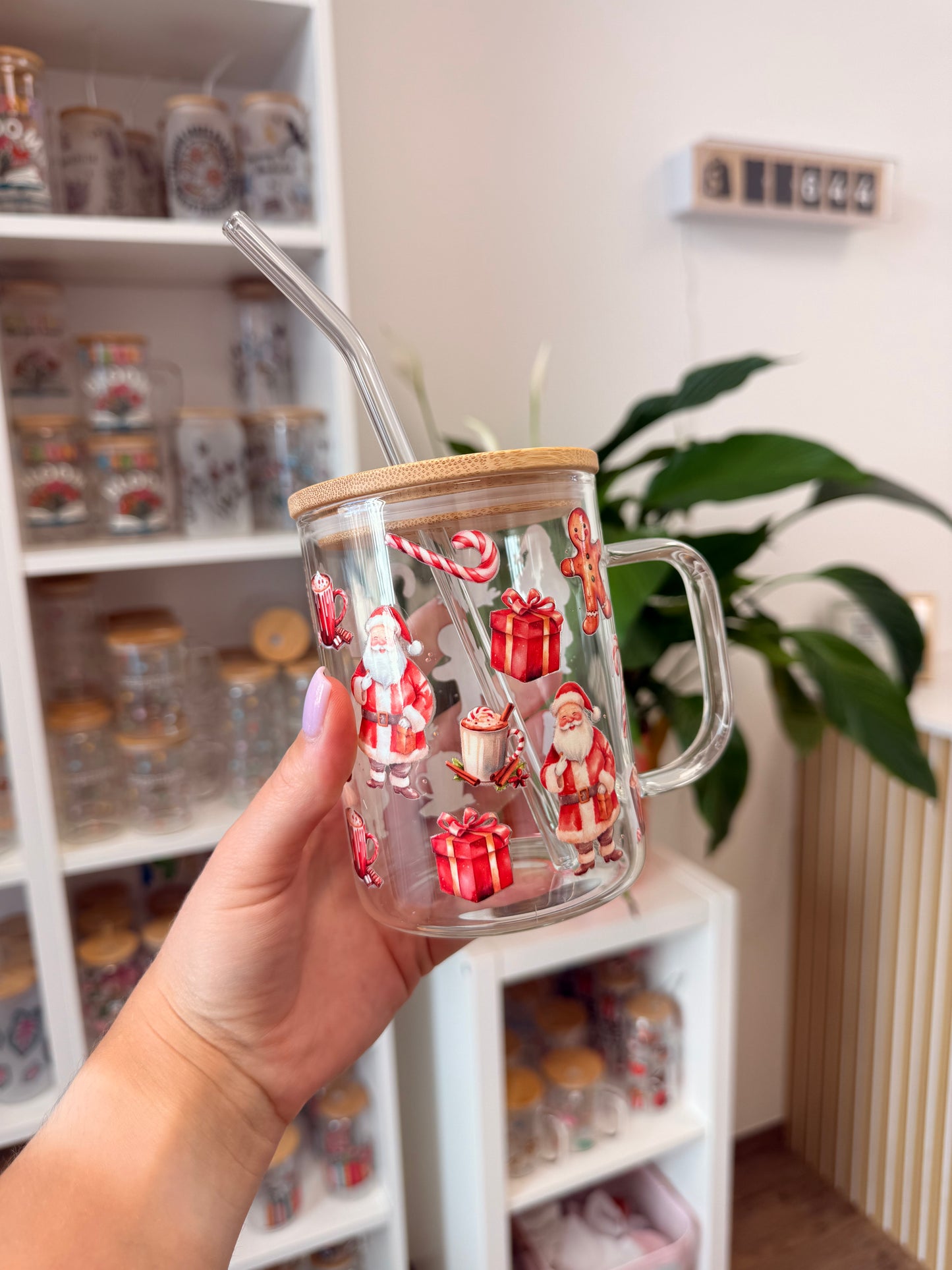 Glass Mug "Sweet X-Mas" 17oz