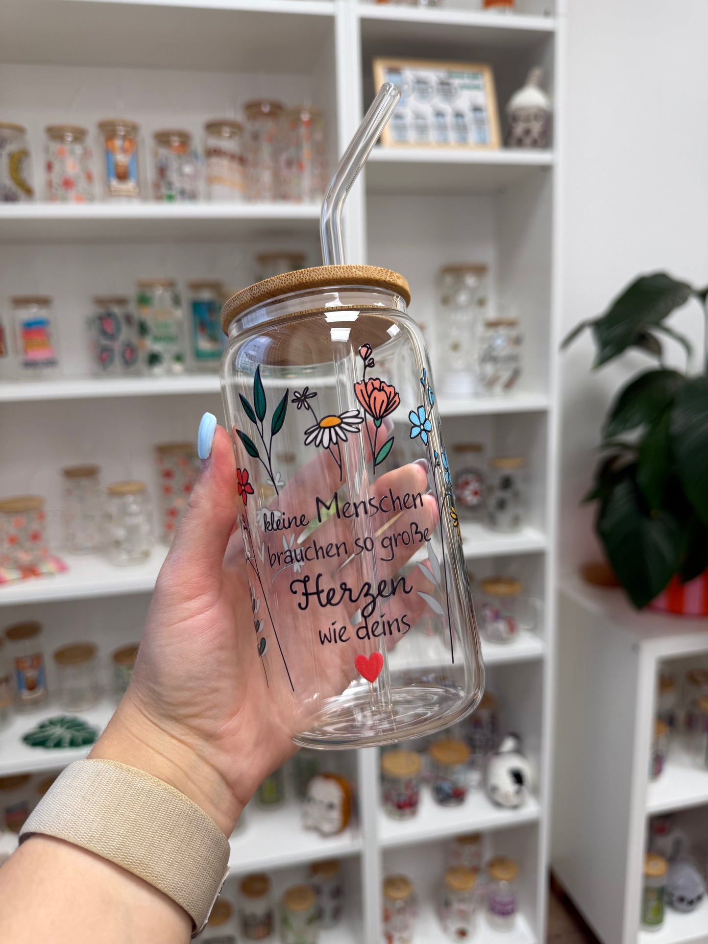 Glass Cup "Erzieher*in“ 16oz