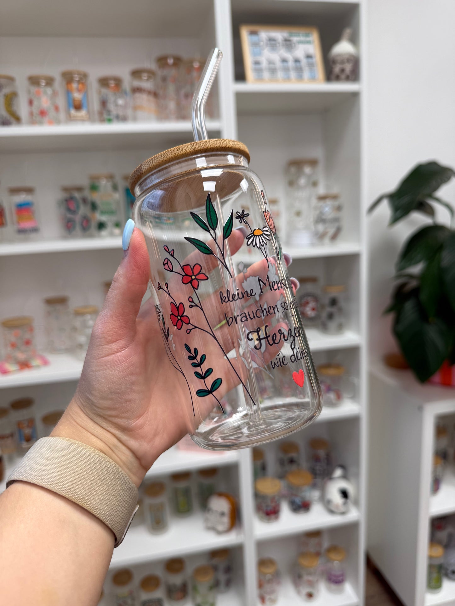 Glass Cup "Erzieher*in“ 16oz