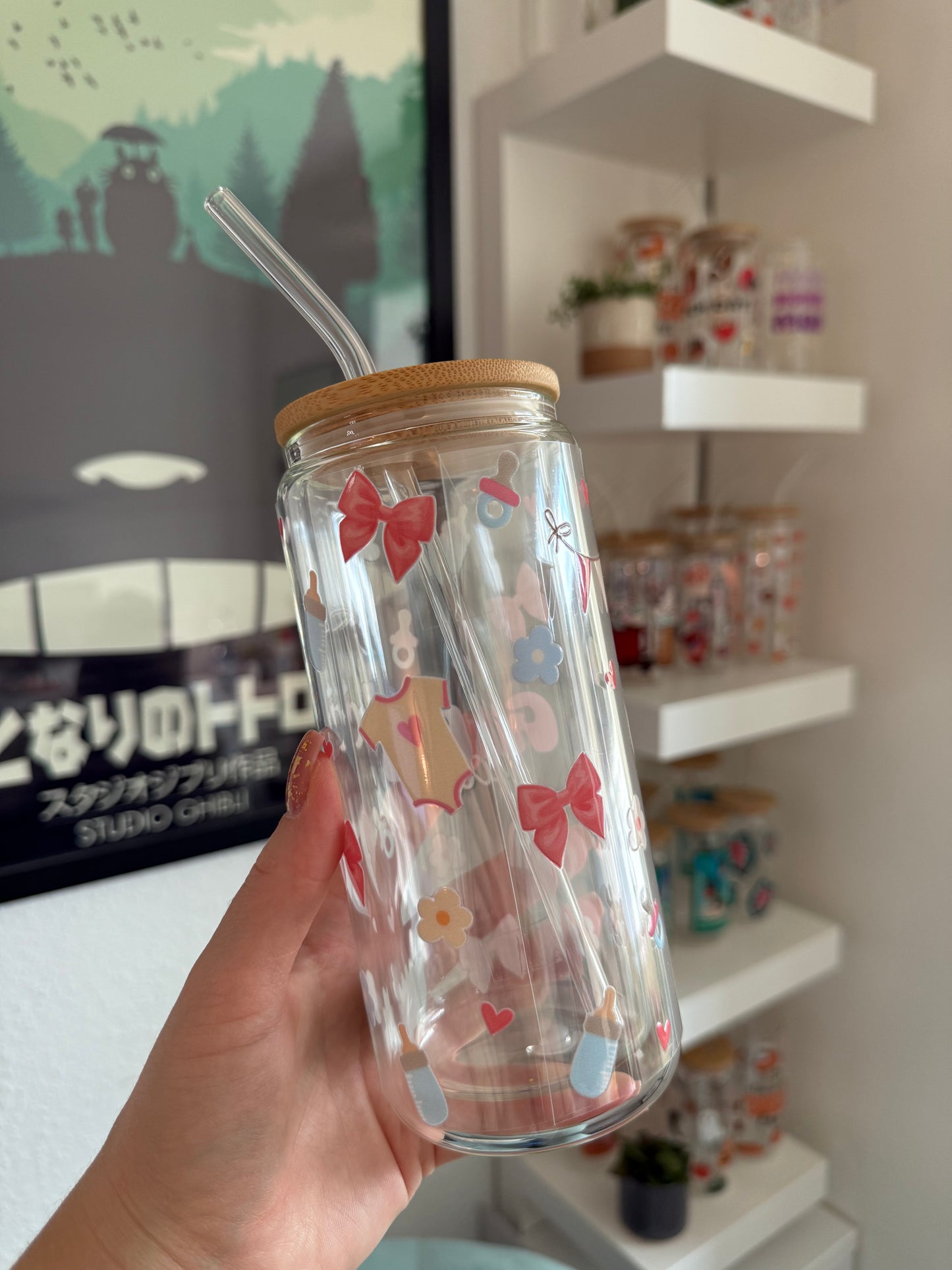 Glass Cup "Girldad" doppelwandig 16oz