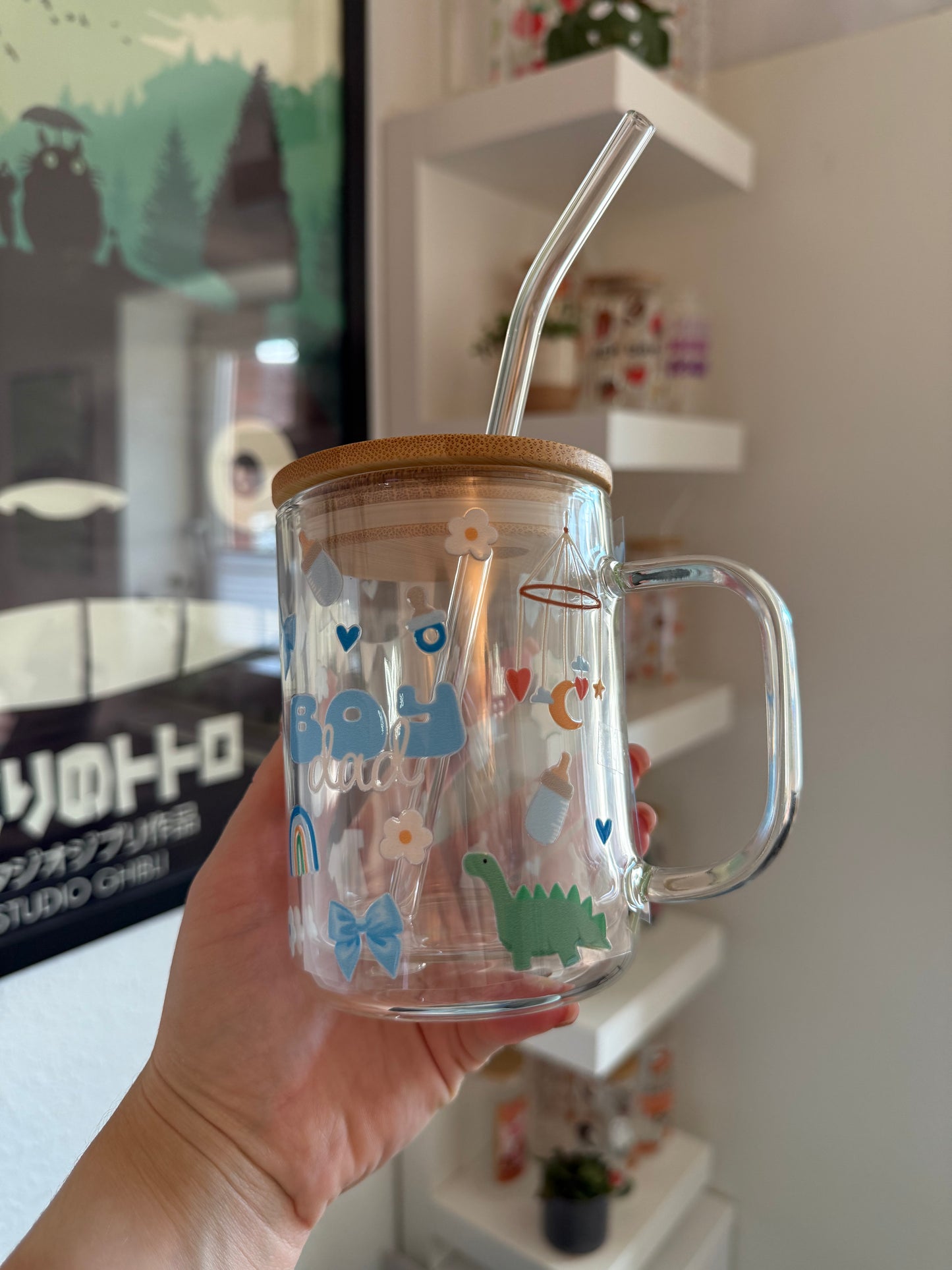 Glass Mug "Boydad" doppelwandig 15oz