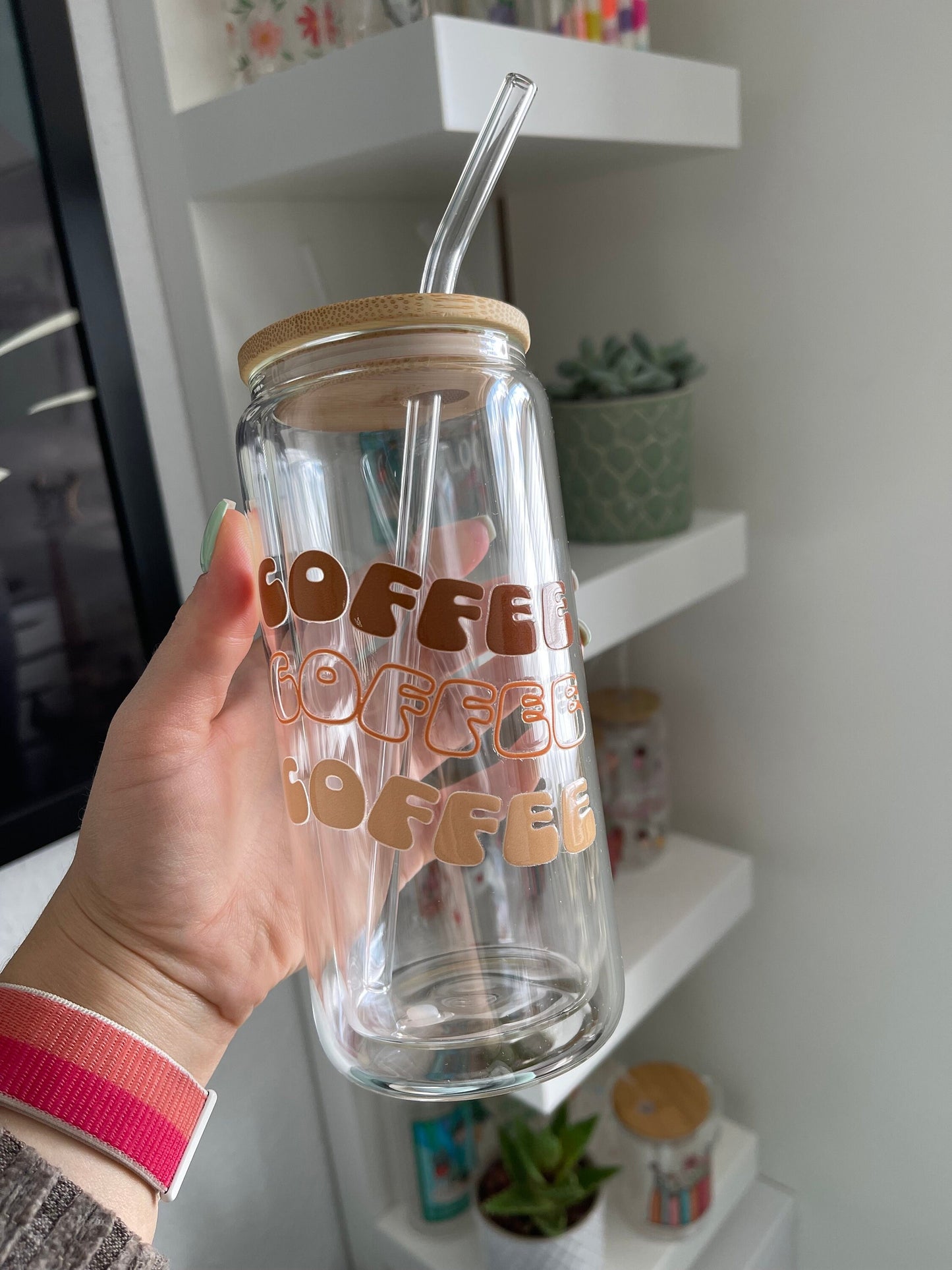 Glass Cup "Coffee" doppelwandig 16oz