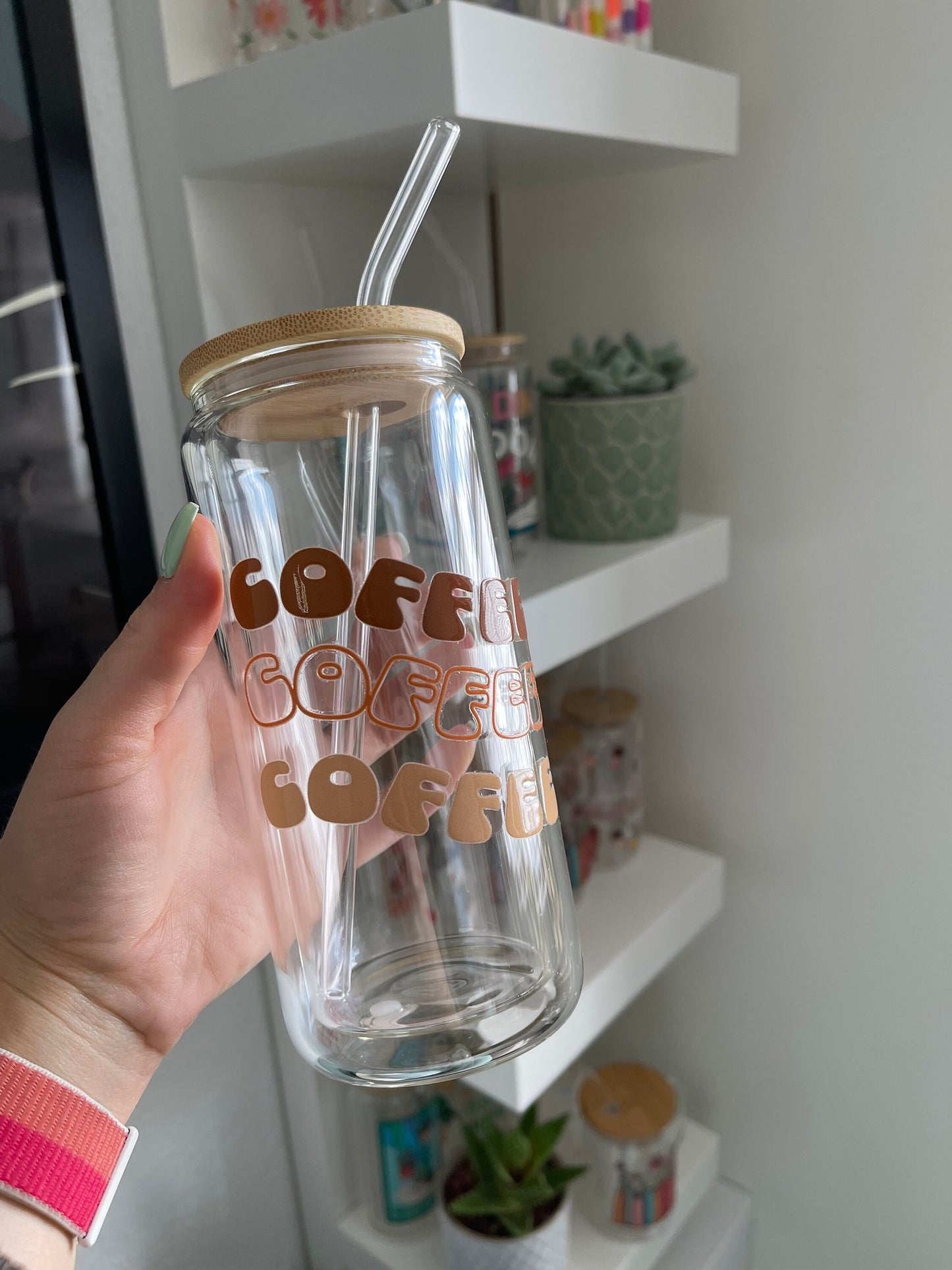 Glass Cup "Coffee" doppelwandig 16oz